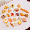 6 /12 Pcs Resin Simulation Cake Bread Biscuit Accessories 1:12 Dollhouse Japanese and Korean Food Mold Children Toy