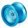 Intermediate Metal Spin Gear Metal Spin Gadget Bind Compatible Yo-Yo (Aqua Blue)