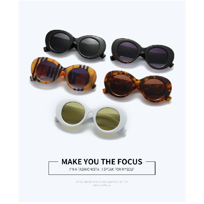 Colorful sunglasses, runway-style sunglasses, retro tortoiseshell eyewear