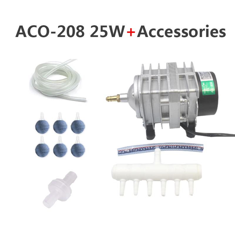 220 В Hailea внешний мощный электромагнитный воздушный насос переменного тока, кислородный насос для рыбного пруда, компрессор для аэратора воздуха для пруда, насос ACO-208 308