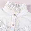 Pirate Blouse Ruffled Shirt Womens White Long Sleeve Victorian Blouse Womens Gothic Lolita Shirt