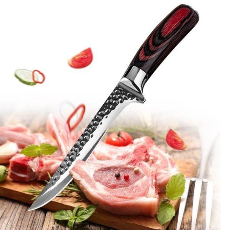 Нож для обвалки 5,5 дюймов, японский профессиональный нож для суши, нож для суши CleAver, нож для масла для ребер, стейк, мясо, рыбный узел, кухонные инструменты, кухонные аксессуары