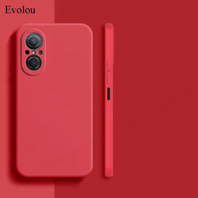 Жидкий силиконовый чехол для телефона для HUAWEI Nova 9 8 SE 5G ярких цветов, матовый ультратонкий мягкий противоударный чехол из ТПУ для Nova 9 8 5 Pro 5T 8i 4E 3i