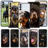 Rottweiler Dog Phone Case For Samsung Galaxy S23 Ultra S22 S21 S20 FE 5G S10 S10E S9 S8 Plus Note 20 Soft Silicone Cover Bumper