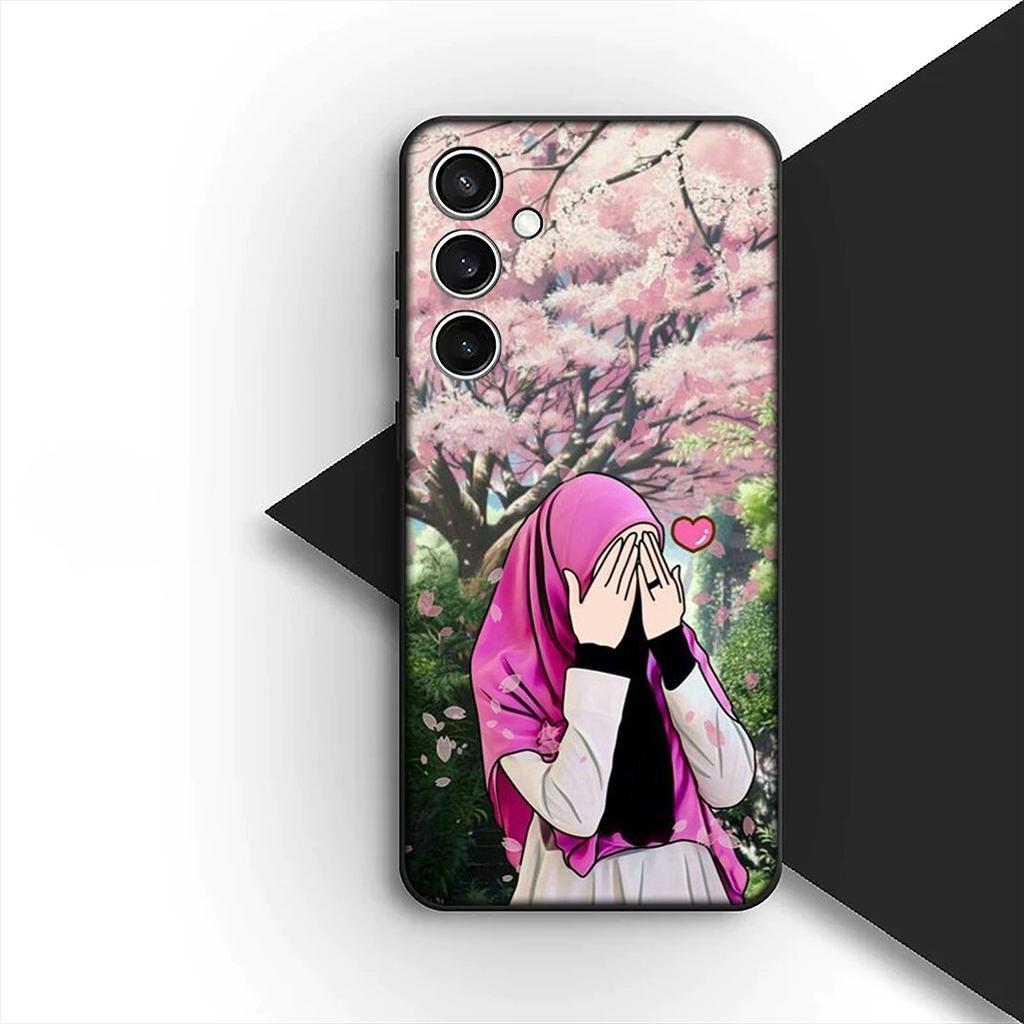 Cover for Apple iPhone 12 13 Pro XS Max Mini ProMax X XR Air 13Pro Casing Phone Case Arabic islamic muslim Muslimah Girl