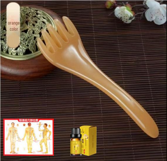 Массажер для кожи головы с пятью лапками: Акупрессурная расческа для релаксации и декомпрессии