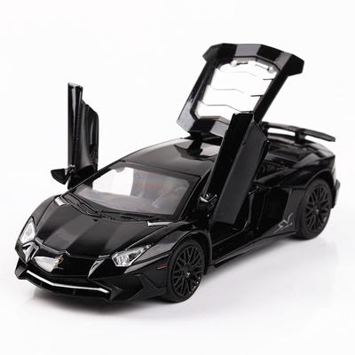 Модель автомобиля из легкого сплава, детская игрушечная модель автомобиля, модель автомобиля, спортивная машина LP740, 3 двери открыты