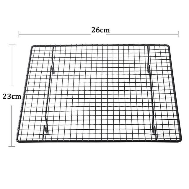 Решетка из нержавеющей стали для выпечки и охлаждения, кухонный противень для торта и еды, подставка-полка для пиццы, хлеба, барбекю, печенья