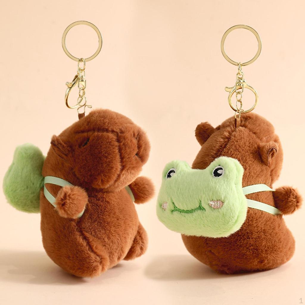 Очаровательный плюшевый брелок Капибара для детей и взрослых