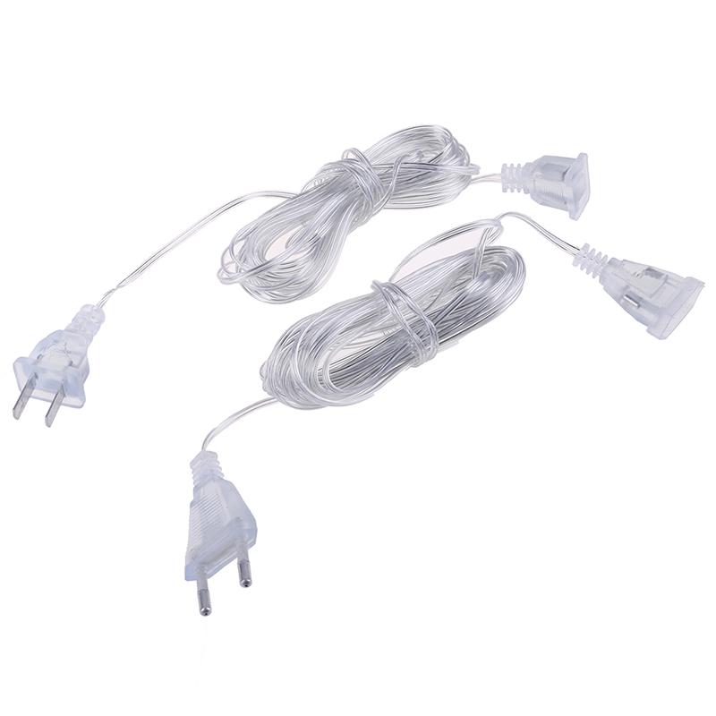 5m EU/UK Plug Power Christmas Extension Cable Extender Wire for LED String Light