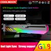 COOLMOON GT8 Горизонтальный держатель для видеокарты 5V ARGB Стенд для видеокарты Держатель GPU