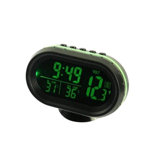 Универсальная ЖК-цифровая подсветка приборной панели, автомобильные часы, термометр, принадлежности для автомобиля