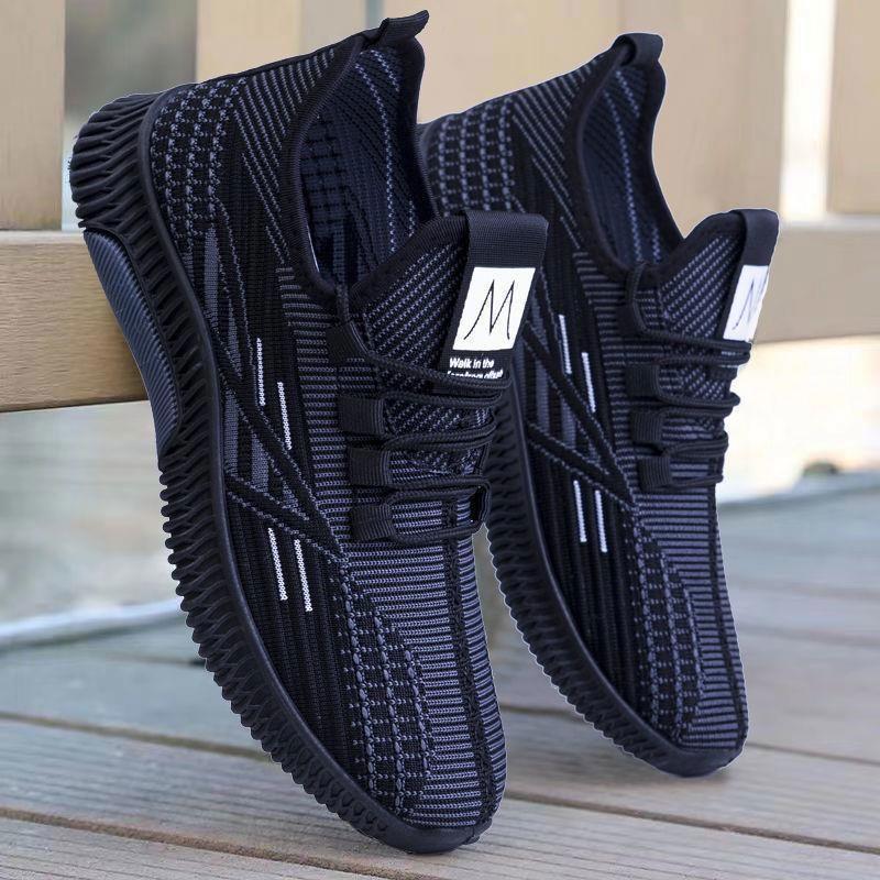 Summer and Autumn New Breathable Mesh Casual Shoes  Sole Single Shoes Driver Shoes Men's Non-slip Work Shoes