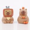 Cute Capybara Cartoon Car Dashboard Model Pvc Figure Surprise Blind Box