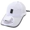 USB Перезаряжаемая Солнечная Шляпа с Вентилятором Дышащая Сетчатая Бейсболка Охлаждающая Шляпа с Вентилятором с Регулируемой Скоростью для Мужчин Женщин Унисекс