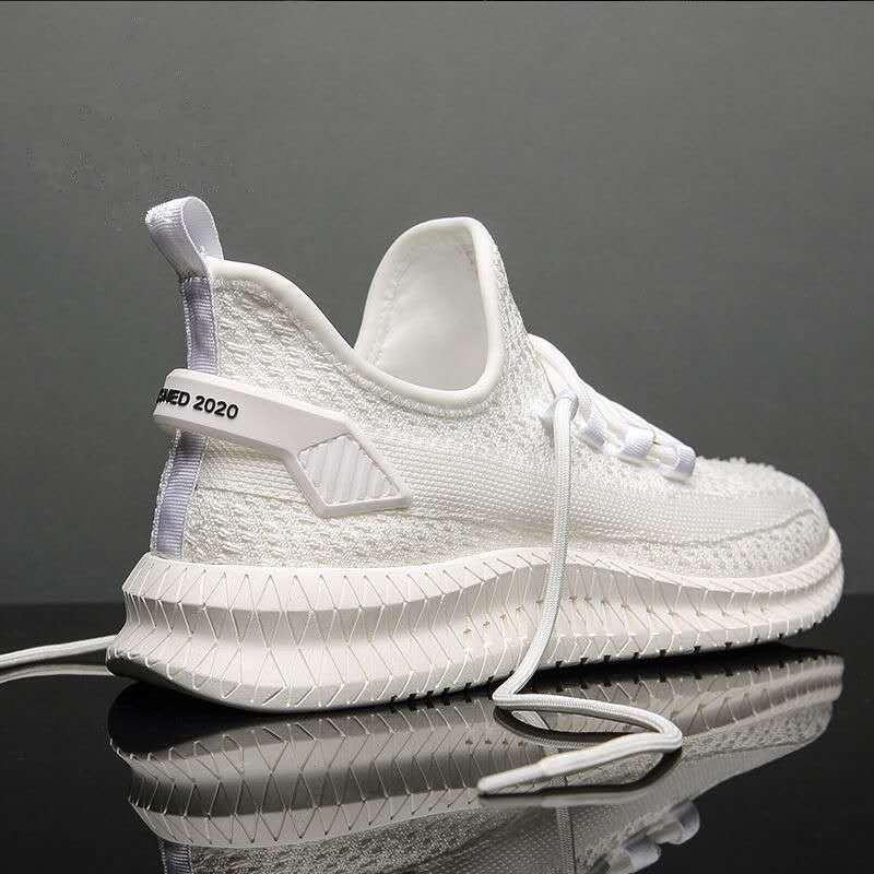 Мужская повседневная обувь, модная спортивная обувь, дышащая сетчатая обувь Fly Weaving