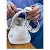 IELGY Macaron Lychee Pattern Bucket Bag Casual All-Match Hand-Carrying Vegetable Basket Shoulder Messen