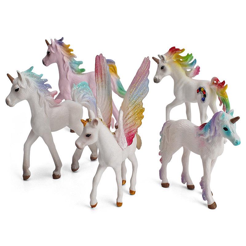 Pegasus Unicorn Set: Rainbow Wings Cognitive Toys for Children