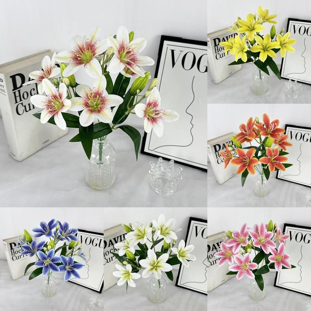 Lily Blossom Lifelike Arrangements For Wedding Venue Decor And Photography Props