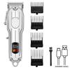 Professional Hair Clippers/Hair Trimmer/Beard Shaver for Men - Cordless Barber Clipper Hair Cutting Kit, Haircut Grooming Kit