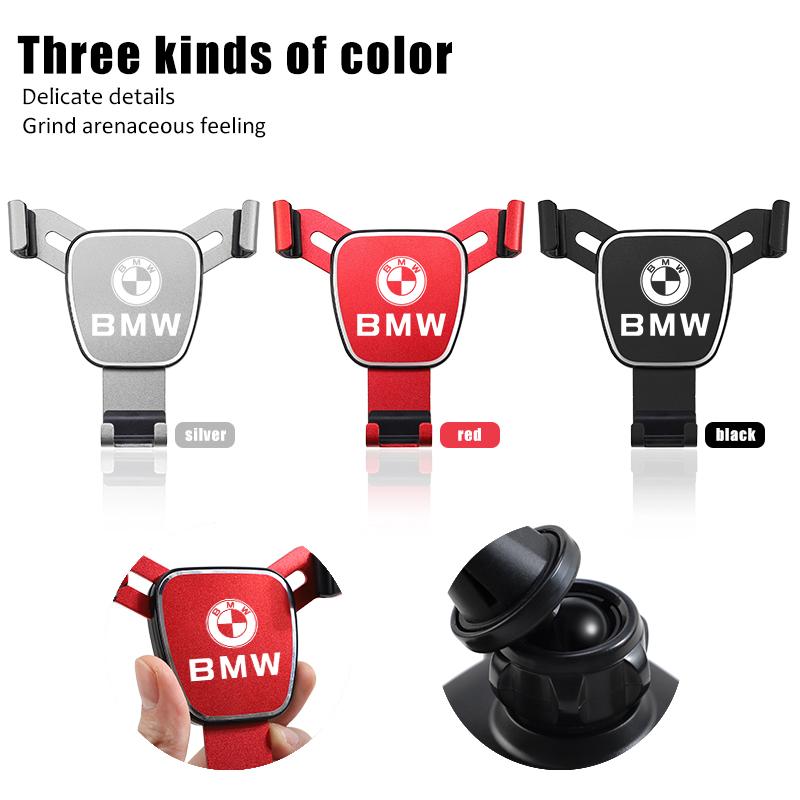 1Pcs Car Phone Holder Gravity Sensing Air Vent Stand Accessories For BMW Performance E60 E90 E39 E87 E36 E92 E70 E91 X3 X5 X1 X2 RL2
