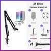 Микрофон Fifine A6 Radiance RGB для ПК, телефона, записи, игр, озвучивания и прямых трансляций