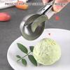 Stainless Steel Spring Loaded Ice Cream Scoop Professional Gelato Scoop Melon Baller Cookie Scoop Ice Cream Server Anti-Drip Ice Cream Tool