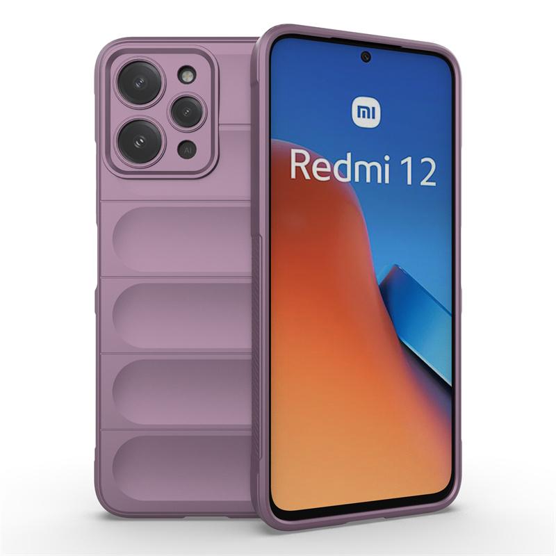 Для Redmi 12 Чехол Чехол Xiaomi Redmi 12 Capas Phone Bumper Back Armor Противоударный Мягкий TPU Защитный Объектив Fundas Redmi 12