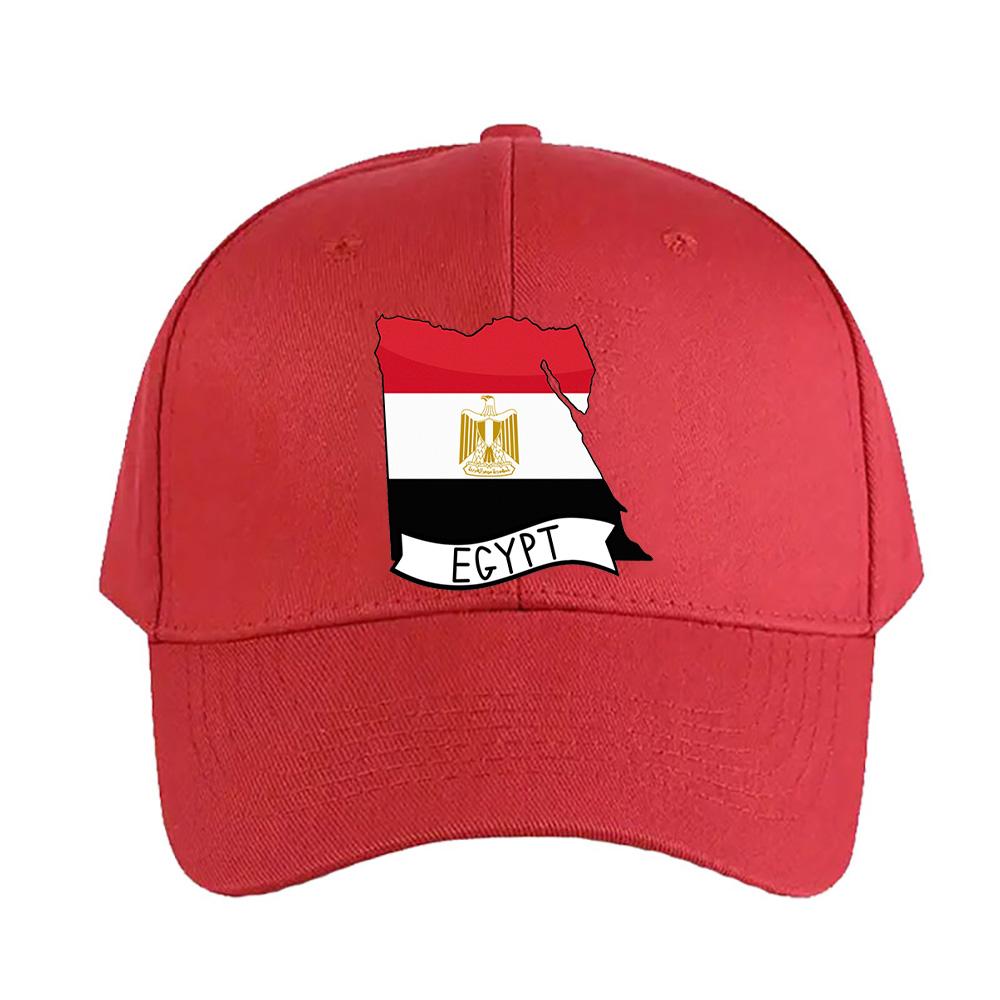 Egypt Flag Map Woman Man Baseball Cap Adult Adjustable with Curved Brim Hiking Fishing Hat trucker cap Summer Fashion
