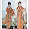 Chinese Han Elements Hanfu Suit For Women, Improved National Style Daily Bloomers Suit