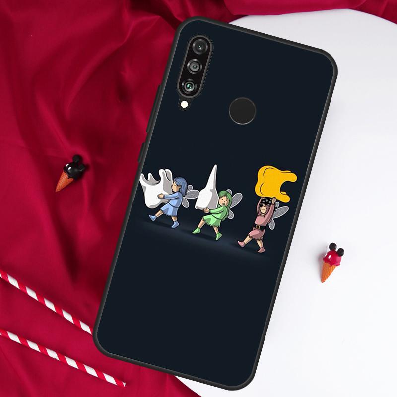 Dentist Tooth For Huawei Nova 7i 8i 11i 12i 12s 10 9 SE Y90 Y60 Y70 Y72 Y61 Y91 P60 Pro P30 P40 Lite Case
