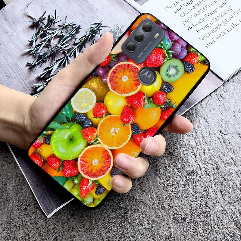 Чехол для телефона Fruits для Moto G84 G22 G32 G42 G52 G62 G53 G72 G60 G60S G24 G10 G20 G30 G13 G50 G 5G G Pure