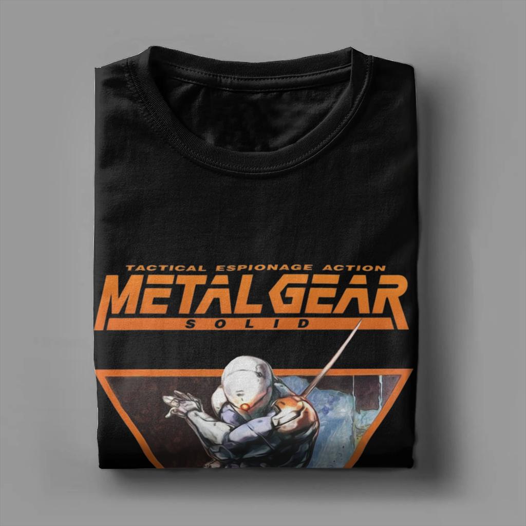 Metal Gear Solid Gray Fox T Shirts for Men 100% Cotton Funny T-Shirts Round Collar Tees Short Sleeve Clothing Plus Size