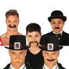 Fiestas Guirca Assorted Designs Moustache (Pack of 6)