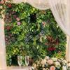 Plastic Fake Green Grass Mat UV Protection Background Wall Plant  Wedding Decoration