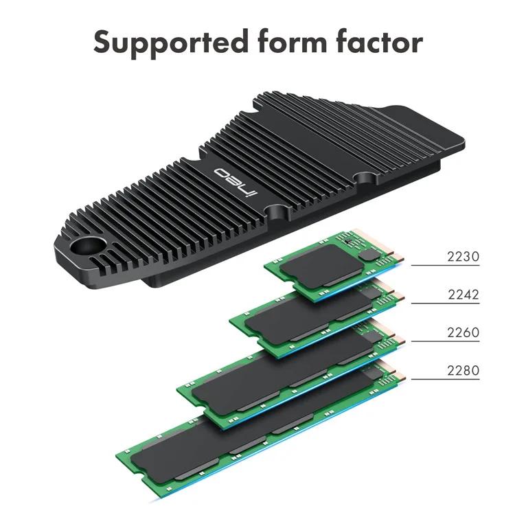 Для PS5 NVME M.2 SSD радиатор с термопрокладкой Охладитель для рассеивания тепла для игровой консоли PS5 Радиатор твердотельного накопителя M2 NVME