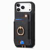 RFID Магнитный Кошелек Кольцо Держатель Карта Слот Кожаный Чехол Для iPhone 17 Pro Max 16 15 Plus 14 13 12 11 17Air 16E Сумка Подставка Чехол