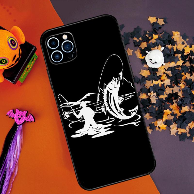 Fishing Fisherman Bumper Case For iPhone 16 15 14 Pro Max 11 12 13 Pro Max Mini XR 15 16 Plus 16e Phone Cover