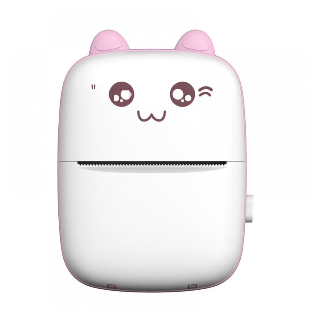 Self-adhesive small portable wireless thermal photo printer pocket student mini wrong label printer