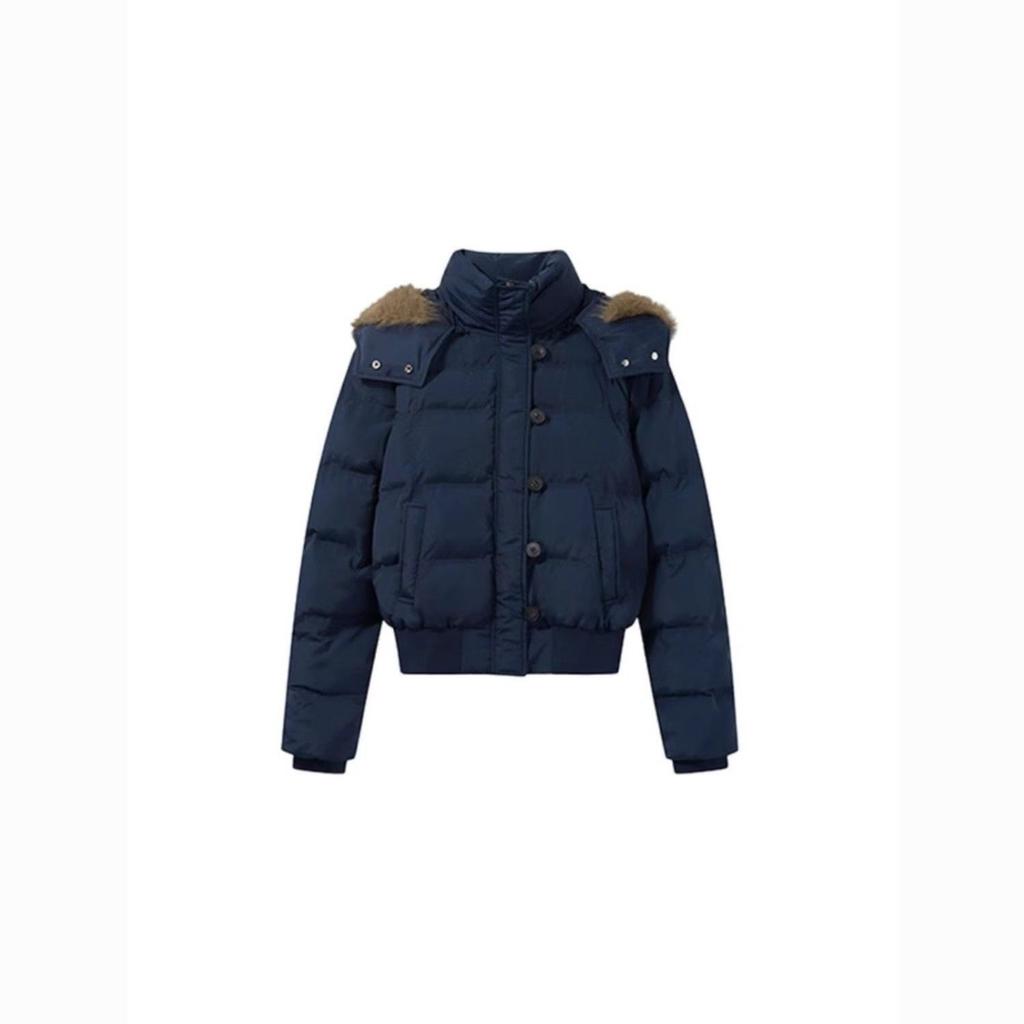 Зимняя хлопковая одежда с капюшоном и меховым воротником, женская зимняя новая одежда-пуховик, утолщенное свободное пальто