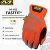 Перчатки Mechanix Wear FastFit с высокой видимостью и сенсорным экраном