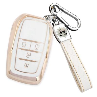 ZANEKO Чехол для ключа Sienta, совместимый с Toyota Noah 90-й серии, Voxy 90-й серии, Чехол для ключа, белый 2
