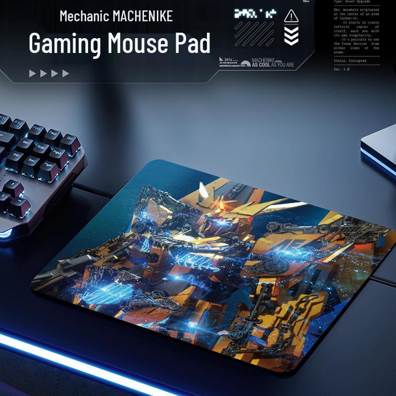 Gundam Anime Mouse Pad: Small Desk Mat with Precision-Locked Edges