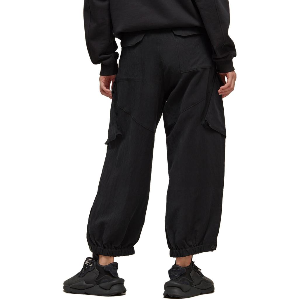 adidas Сплошные повседневные свободные спортивные брюки мужские черные H63086