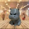 3D Printed Cute Hippo Figurines Hippopotamus Sculpture Desk Decoration Miniature Hippo Tabletop Statue Car Ornament