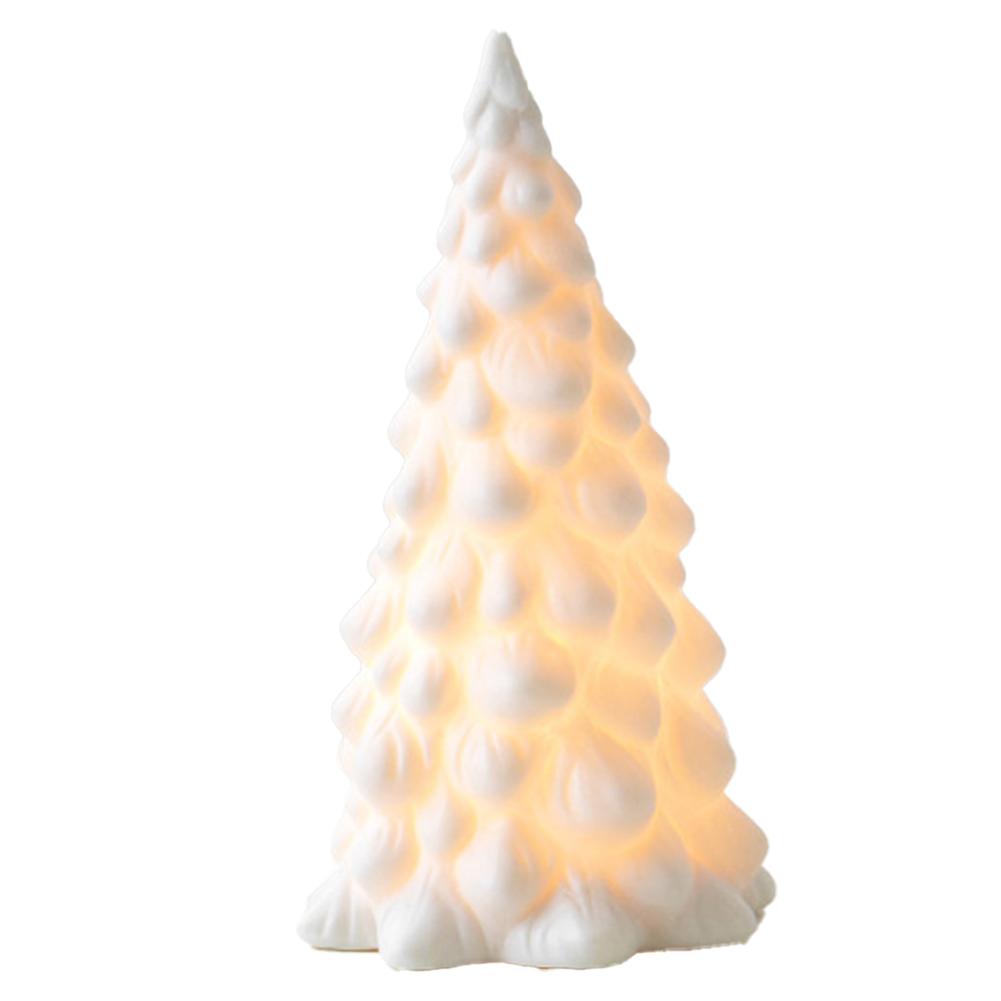 Button Battery Christmas Tree Ornaments Christmas Ambiance 6cm Diameter Personalized Holiday Touch Warm Illumination