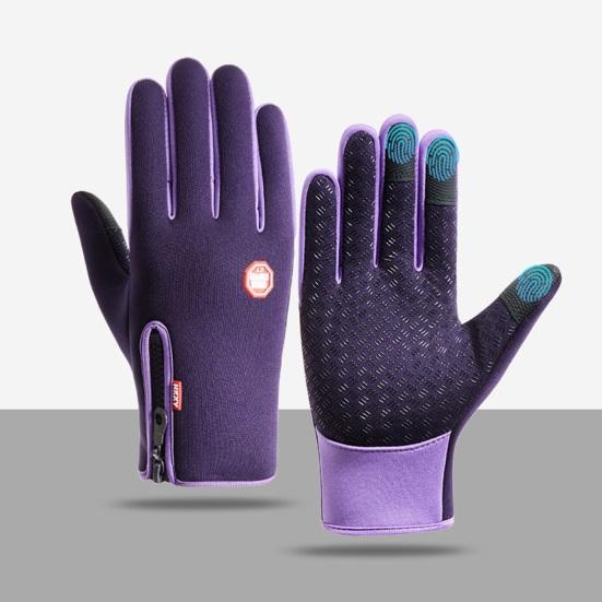 Yousheng Термоперчатки с сенсорным экраном Водонепроницаемые Зимние Велоперчатки Теплые Ветрозащитные Перчатки с Противоскользящими Ладонями для Женщин Мужчин Вождение Пешие Прогулки Катание на Коньках