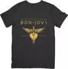 Музыка Bon Jovi Унисекс Футболка из качественного хлопка черного цвета для мужчин и женщин