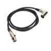 Микрофонный кабель XLR «папа» — XLR «мама» ПВХ Кабель XLR «папа» — XLR «мама» для сценического освещения, микшерного пульта, усилителя мощности 4,9 фута