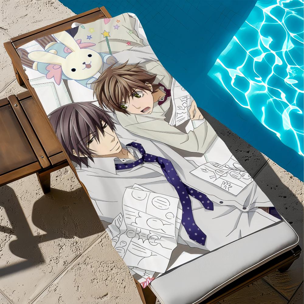 Аниме S-sekai-ichi милое H-hatsukoi Полотенце Пляжное Быстросохнущее Мягкое Для Бассейна Подарок для Путешествий Спортзал Душ Кемпинг